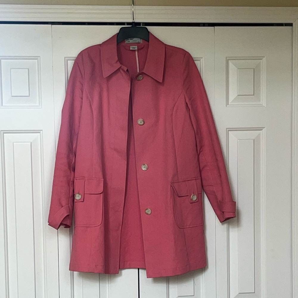 Old Navy Womens Coat medium Pink Jacket Overcoat Winter